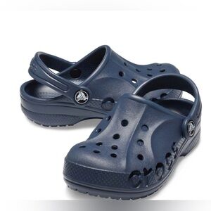 EUC CROC Baya Clog. Size 9C. Navy Blue